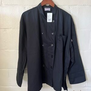 Women’s Uncommon Threads Black Chef Jacket Size 5X